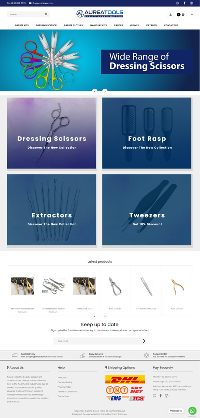 Aurea-tools-website-by-theta-solutions