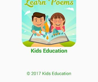 Kids Education Learn Poems