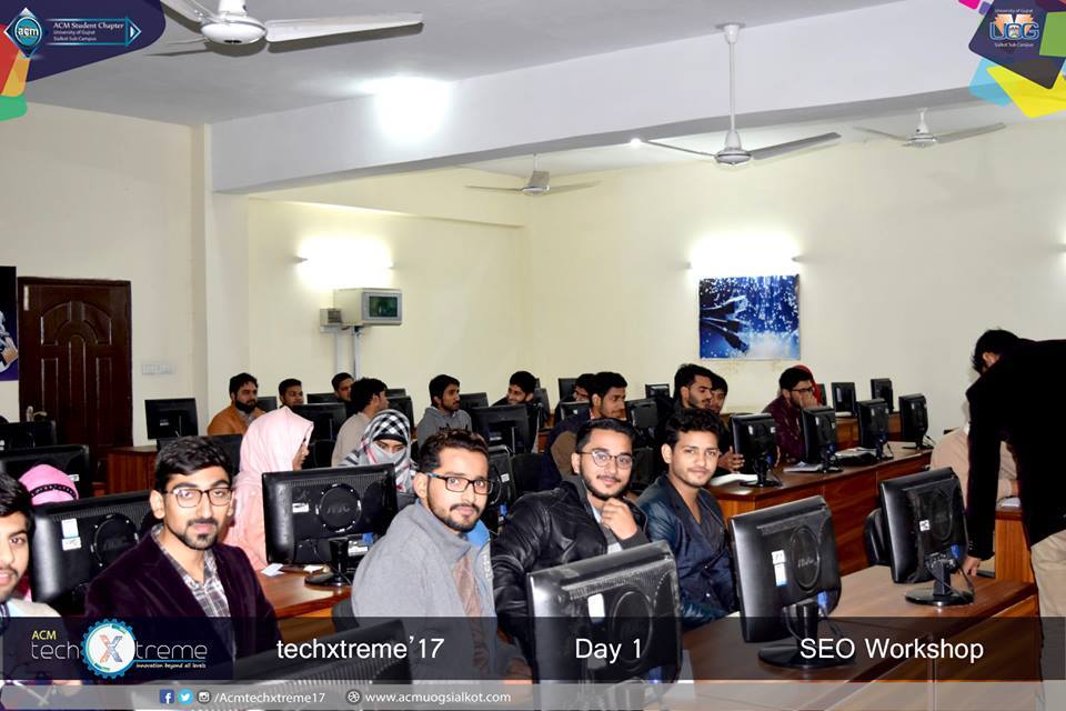 SEO Workshop at University of Gujrat, Sialkot Campus