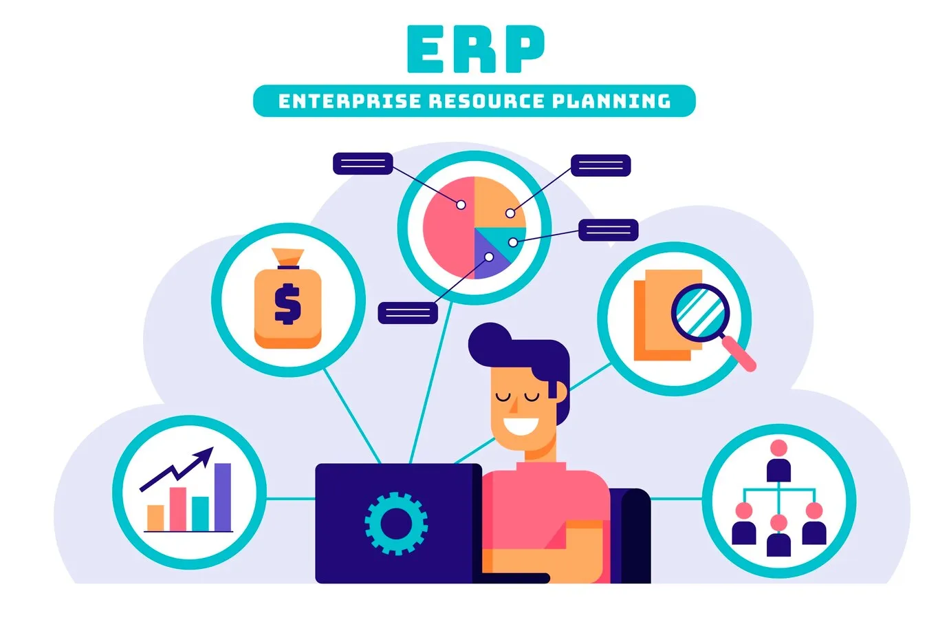 ERP service illustration