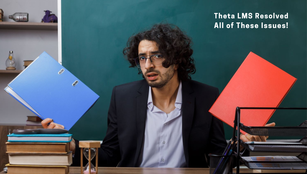 the manager looking worried about university records