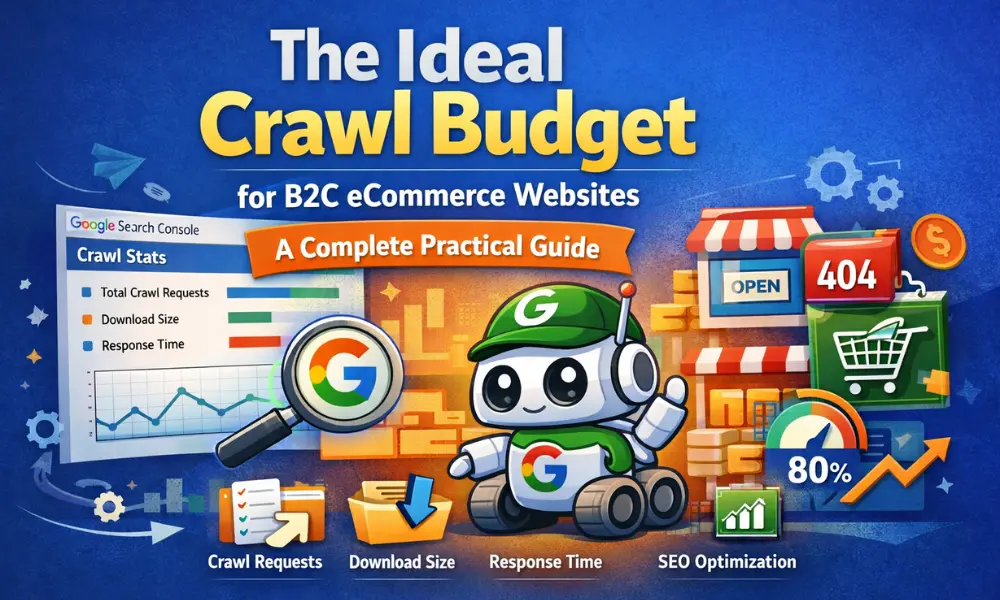 The ideal crawl budget for B2C ecommerce websites